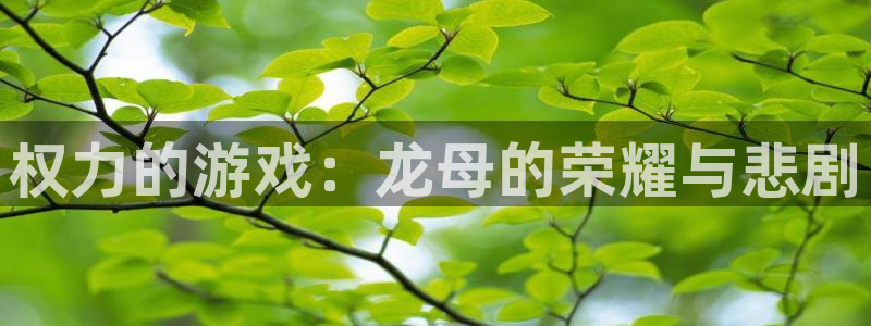 沐鸣2登录步骤：权力的游戏：龙母的荣耀与悲剧